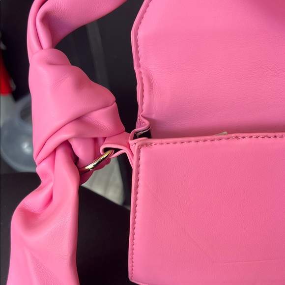 Pink Knotted Strap Shoulder Bag - Picture 3 of 5